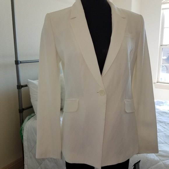 Classiques Entier Jackets & Blazers - NORDSTROM Classiques Entier White Linen Blazer